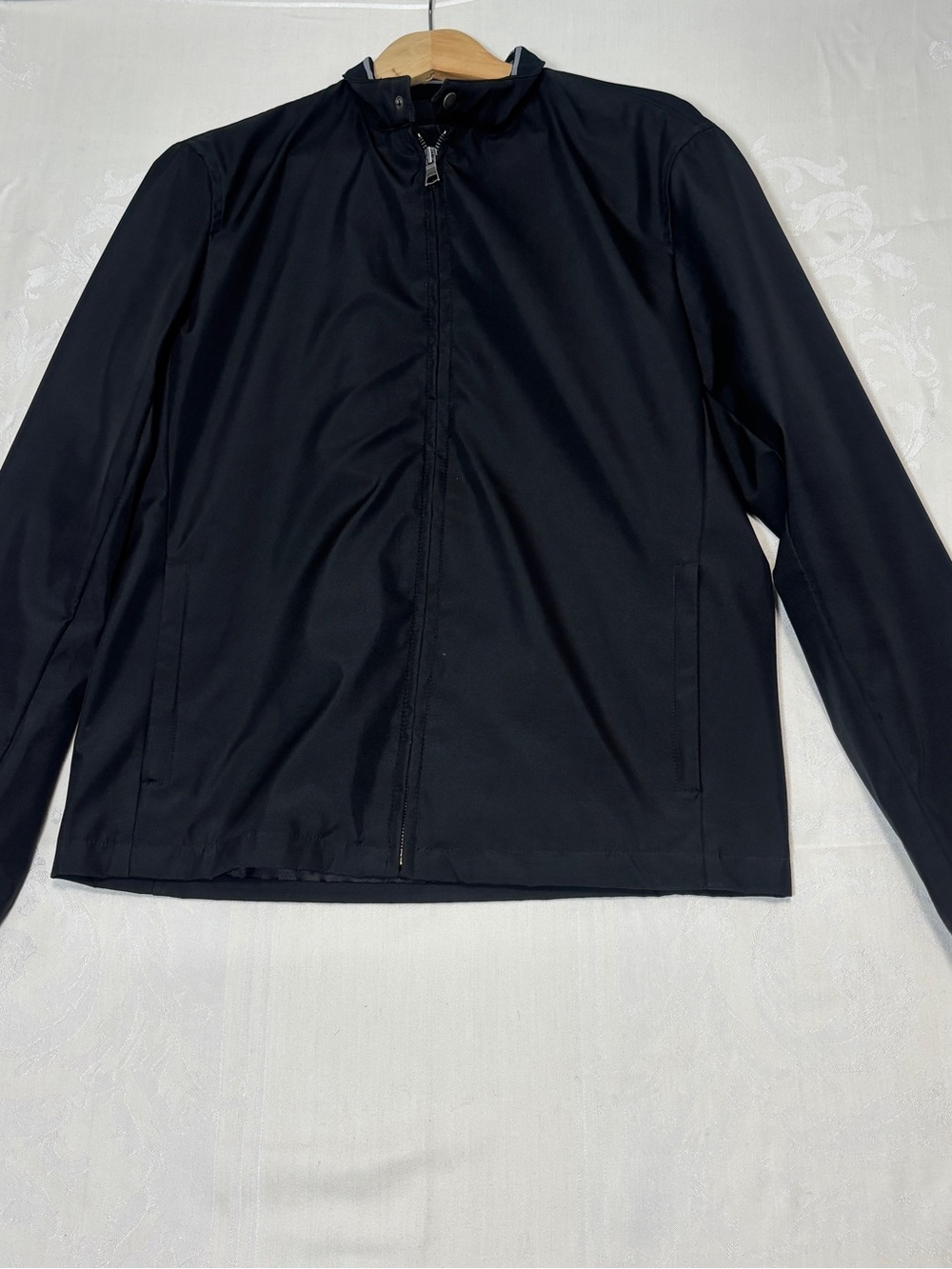 Banana Republic Black Lightweight Zip Jacket